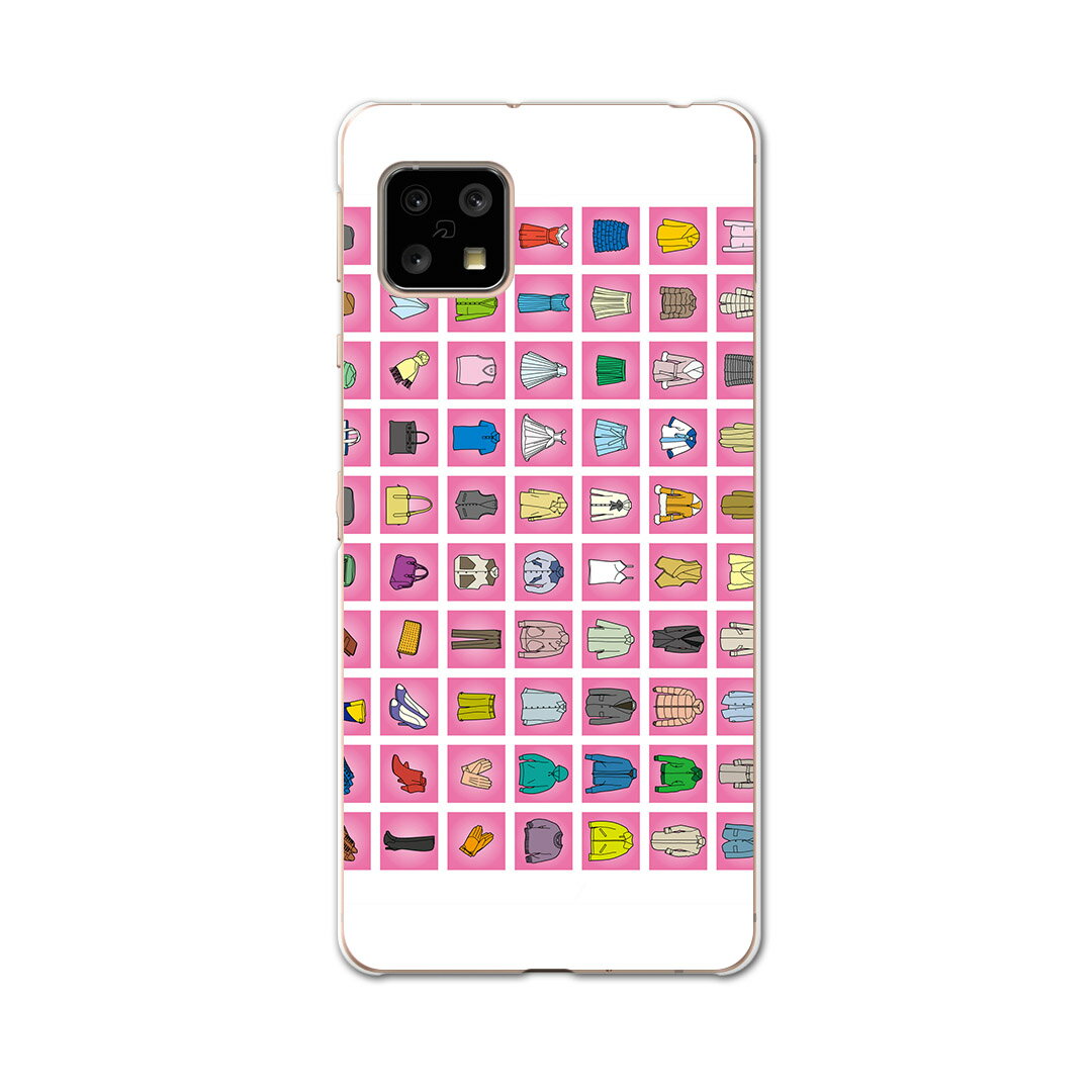 樂天商城 - AQUOS sense5G 専用ケース ハードケース SHG03 au igcase スマホカバー カバー ケース 015575 服　ピンク