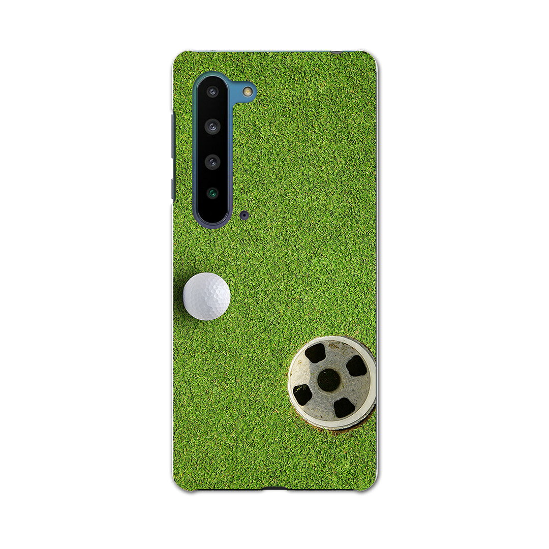 AQUOS R5G SH-51A アクオス アールファイブジー sh51a ドコモ docomo スマホ カバー ケース スマホケース スマホカバー PC ハードケース 000206 スポーツ ゴルフ　ショット　芝生