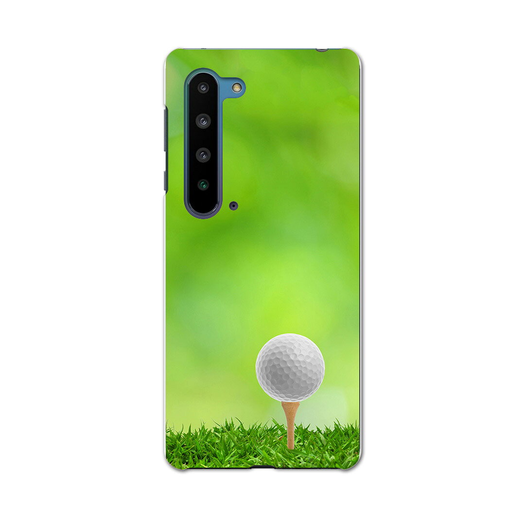 AQUOS R5G SH-51A アクオス アールファイブジー sh51a ドコモ docomo スマホ カバー ケース スマホケース スマホカバー PC ハードケース 000218 スポーツ ゴルフ　ショット　芝生