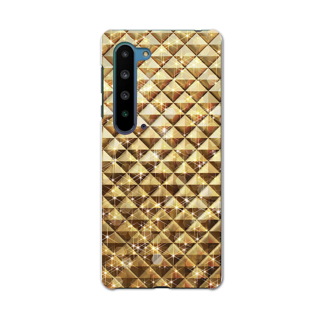 AQUOS R5G アクオス アールファイブジー aquosr5g ソフトバンク SoftBank スマホ カバー ケース スマホケース スマホカバー PC ハードケース 004965 ゴールド 金 メタリック