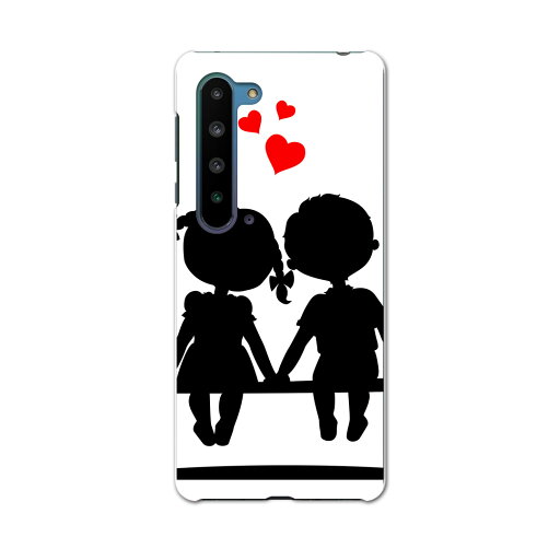 AQUOS R5G SH-51A アクオス アールファイブジー sh51a ドコモ docomo スマホ カバー ケース スマホケース スマホカバー PC ハードケース 009335 ハート 白 黒 キャラクター AQUOS R5G SH-51A アクオス アールファイブジー sh51a ドコモ docomo スマホ カバー ケース スマホケース スマホカバー PC ハードケース 009335 ハート 白 黒 キャラクター