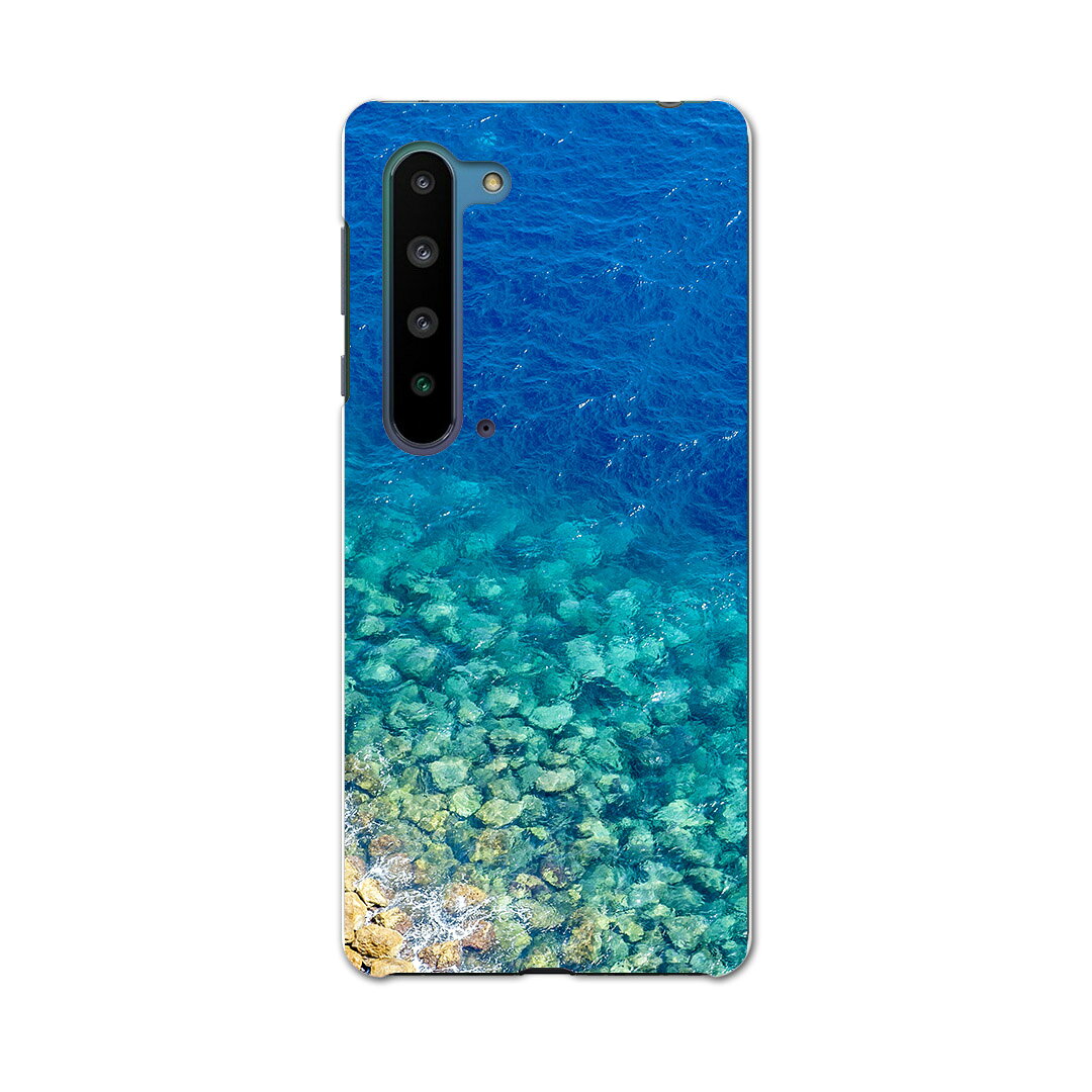 AQUOS R5G アクオス アールファイブジー aquosr5g ソフトバンク SoftBank スマホ カバー ケース スマホケース スマホカバー PC ハードケース 012738 海 夏 ブルー