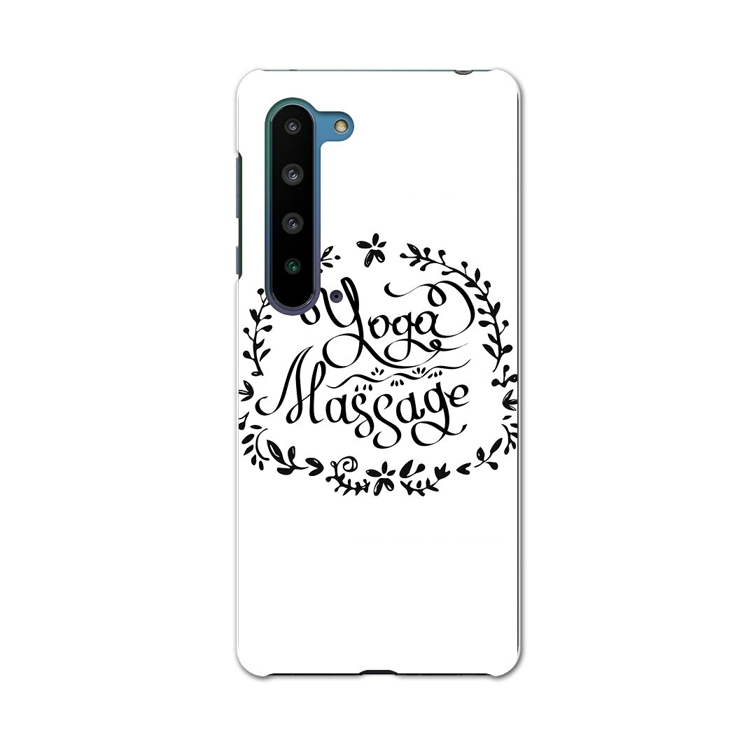 AQUOS R5G SH-51A アクオス アールファイブジー sh51a ドコモ docomo スマホ カバー ケース スマホケース スマホカバー PC ハードケース 015999 yoga ヨガ 英字 おしゃれ