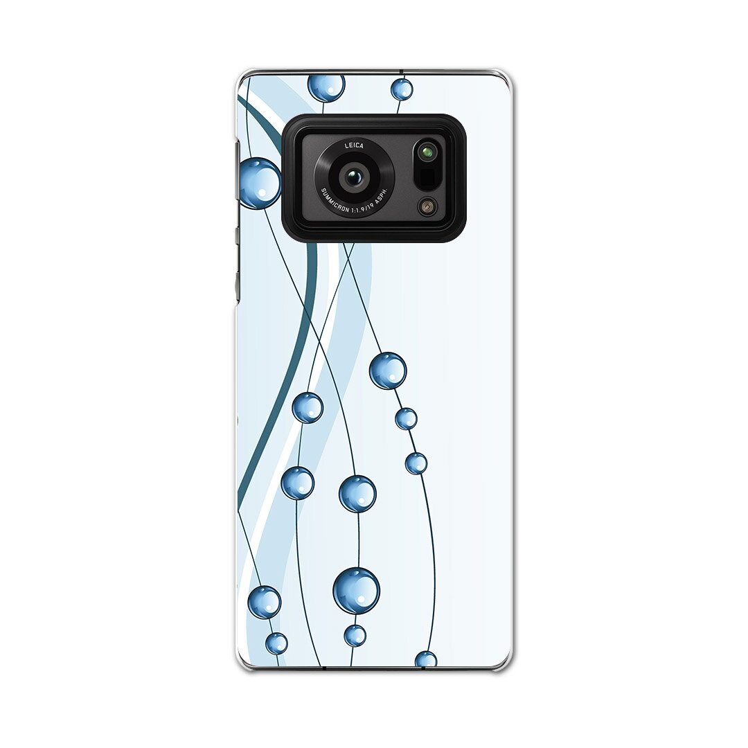 乐天商城 - AQUOS R6 SH-51B SHARP シャープ アクオス docomo ドコモ スマホ カバー ケース スマホケース スマホカバー PC ハードケース 001731 水玉　バブル