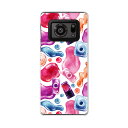AQUOS R6 SH-51B SHARP シャープ アクオス docomo ドコモ スマホ カバー ケース スマホケース スマホカバー PC ハードケース 012570 マニキュア おしゃれ ピンク