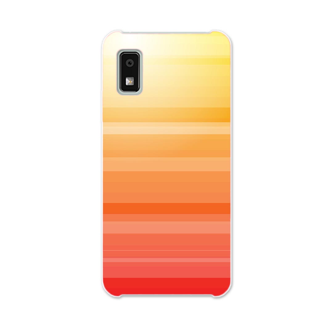 AQUOS wish2 / wish 用ハード ケース SH-51C / SHG06 / A104SH / SH-M20 各キャリア 共通対応 ケース カバー sh51c ハードケース 001987 シンプル　オレンジ