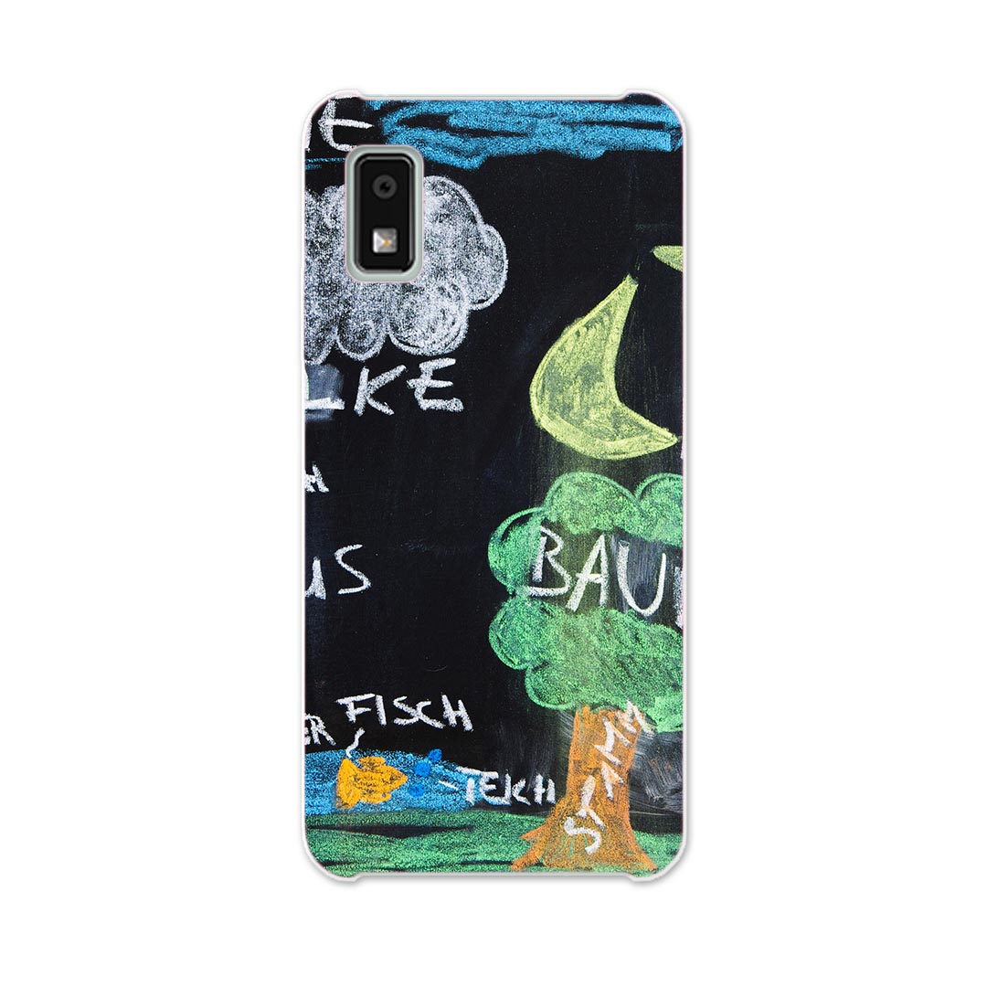 AQUOS wish2 / wish 用ハード ケース SH-51C / SHG06 / A104SH / SH-M20 各キャリア 共通対応 ケース カバー sh51c ハードケース 006923 黒板　チョーク　英語(2.0)