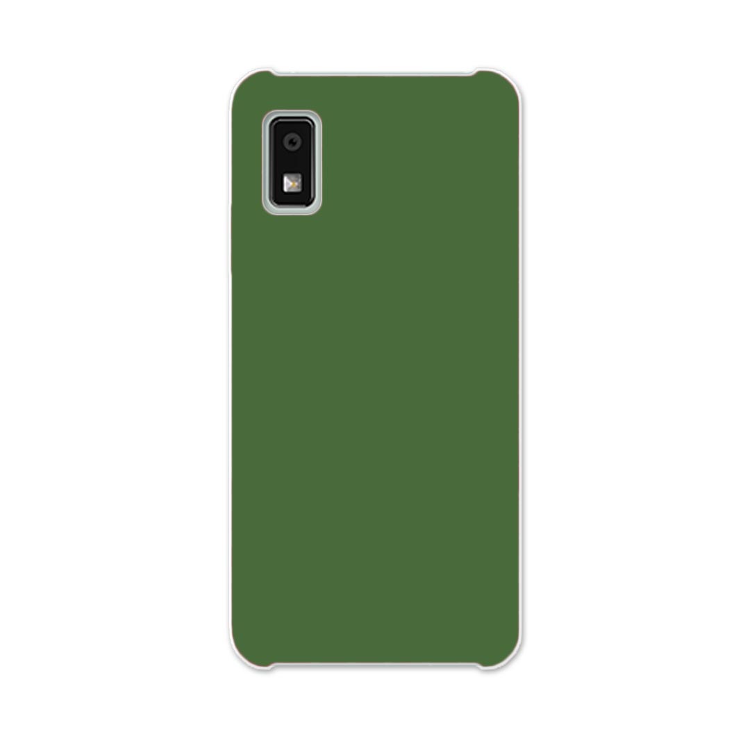 AQUOS wish2 / wish 用ハード ケース SH-51C / SHG06 / A104SH / SH-M20 各キャリア 共通対応 ケース カバー sh51c ハードケース 008984 シンプル　無地　緑