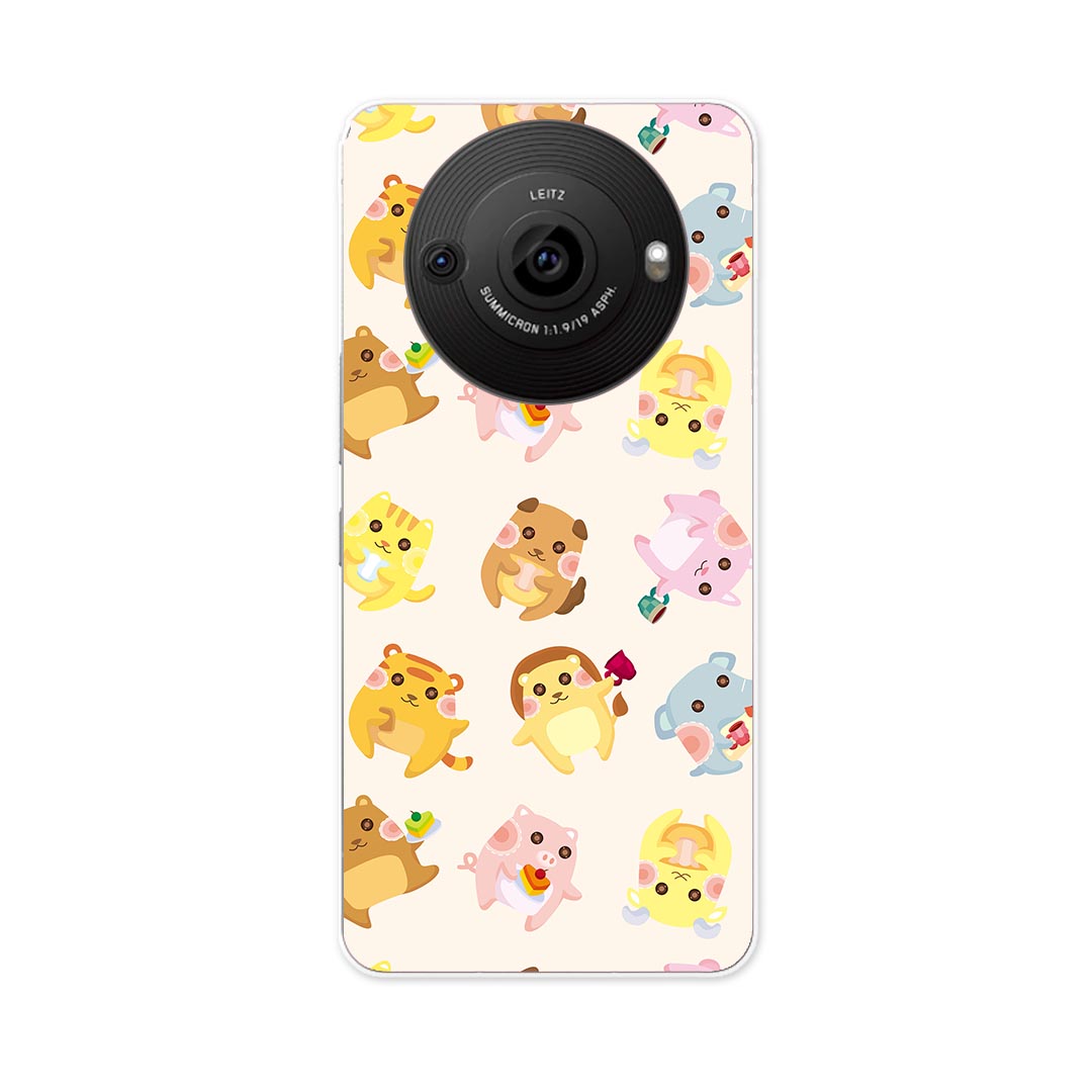 Rakuten - AQUOS R8 Pro 用ハード ケース SH-51D / A301SH 各キャリア 共通対応 ケース カバー sh51d ハードケース 007694 動物　キャラクター　イラスト