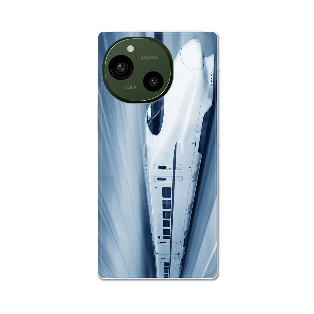 AQUOS R9 用 ハードケース SH-51E / A401SH 共通対応 ハード ケース sh51e 対応 ケース カバー 000868 新幹線