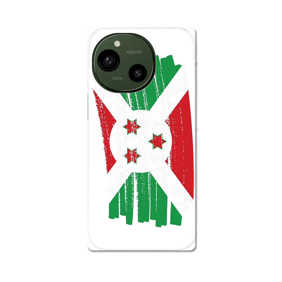 AQUOS R9 用 ハードケース SH-51E / A401SH 共通対応 ハード ケース sh51e 対応 ケース カバー 018410 burundi ブルンジ