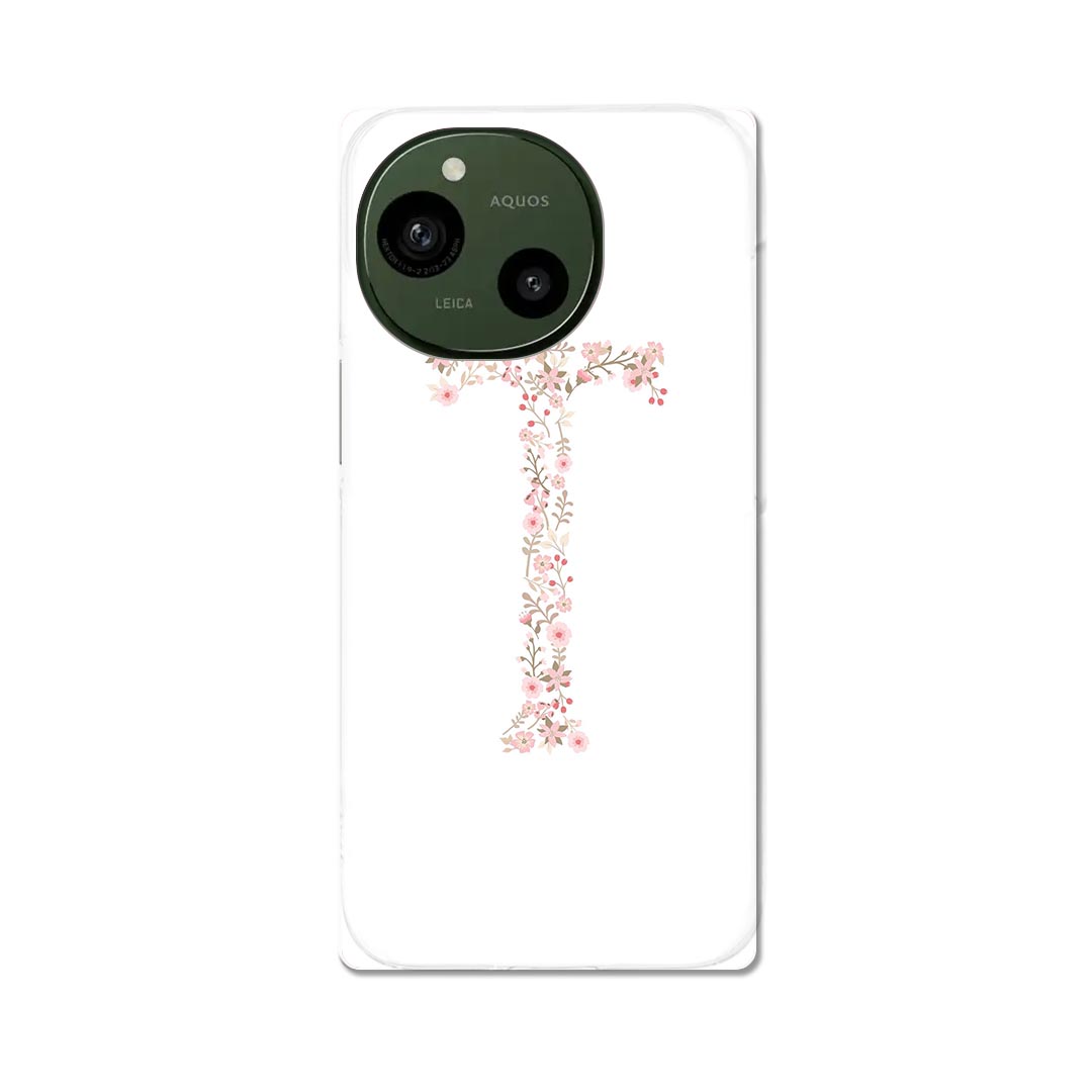 樂天商城 - AQUOS R9 用 ハードケース SH-51E / A401SH 共通対応 ハード ケース sh51e 対応 ケース カバー 019581 文字 t アルファベット