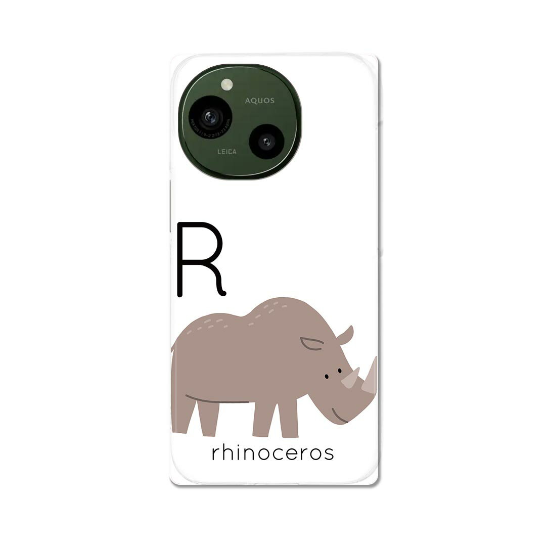 AQUOS R9 用 ハードケース SH-51E / A401SH 共通対応 ハード ケース sh51e 対応 ケース カバー 019951 R rhinoceros サイ