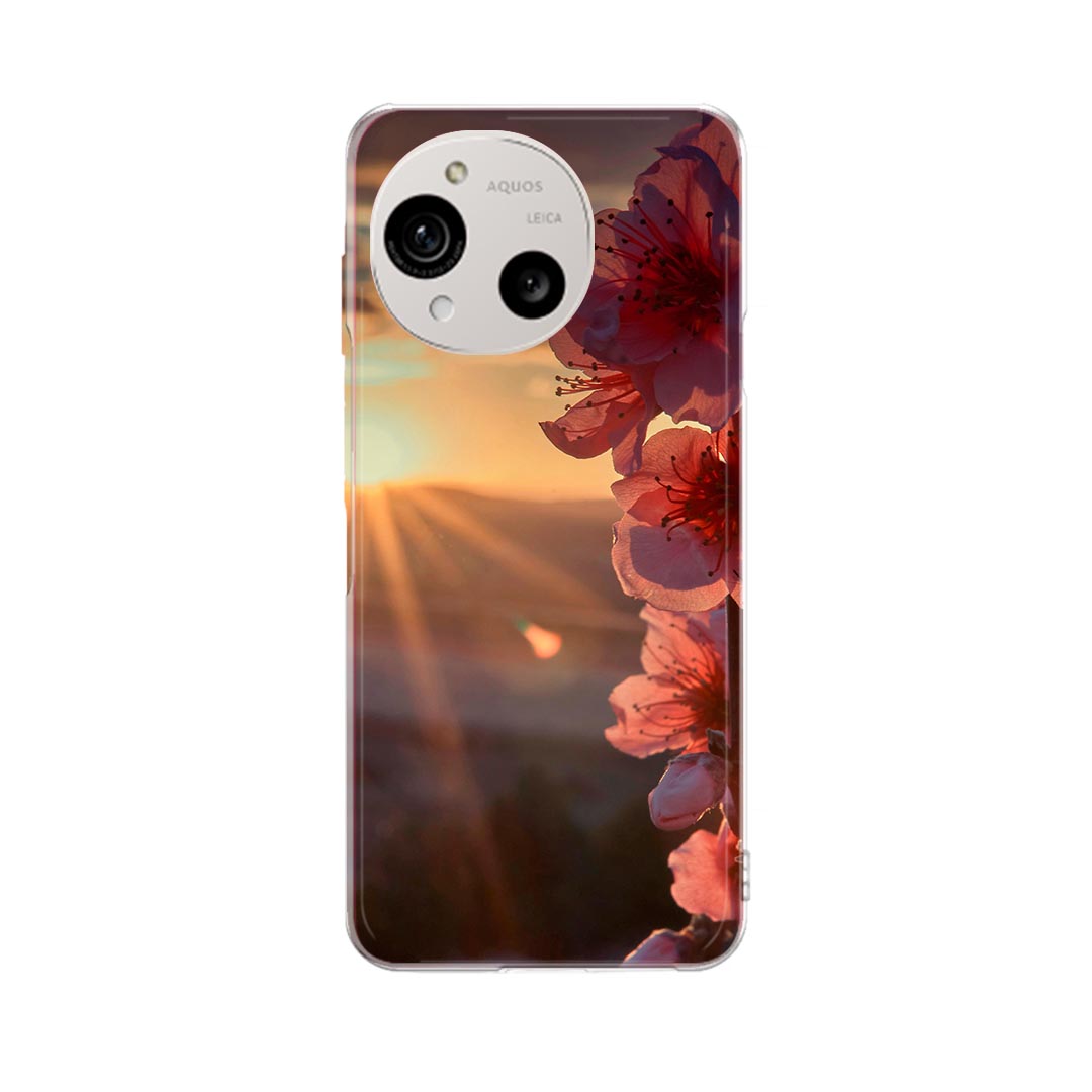 乐天商城 - AQUOS R10 用 スマホケース SH-51F / A501SH / SH-M31 共通対応 sh51f ケース カバー ハードケース 023363 花　フラワー　景色　写真