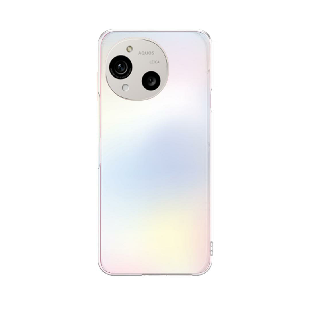 乐天商城 - AQUOS R10 用 スマホケース SH-51F / A501SH / SH-M31 共通対応 sh51f ケース カバー ハードケース 009634 水彩　ピンク　青