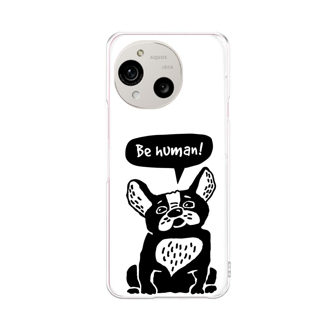 樂天商城 - AQUOS R10 用 スマホケース SH-51F / A501SH / SH-M31 共通対応 sh51f ケース カバー ハードケース 010972 犬　キャラクター　英語