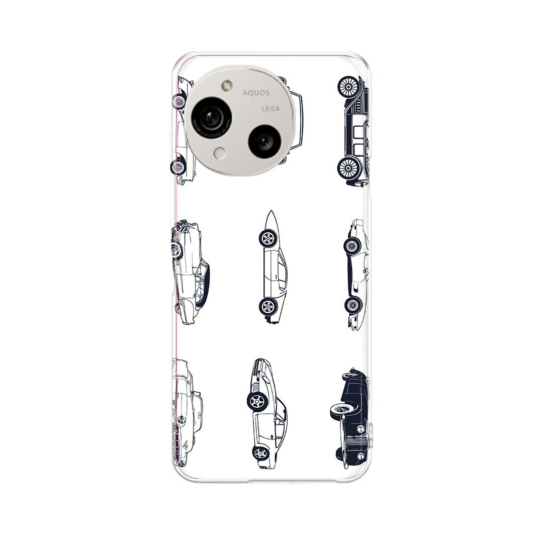 乐天商城 - AQUOS R10 用 スマホケース SH-51F / A501SH / SH-M31 共通対応 sh51f ケース カバー ハードケース 016240 車　クラシックカー