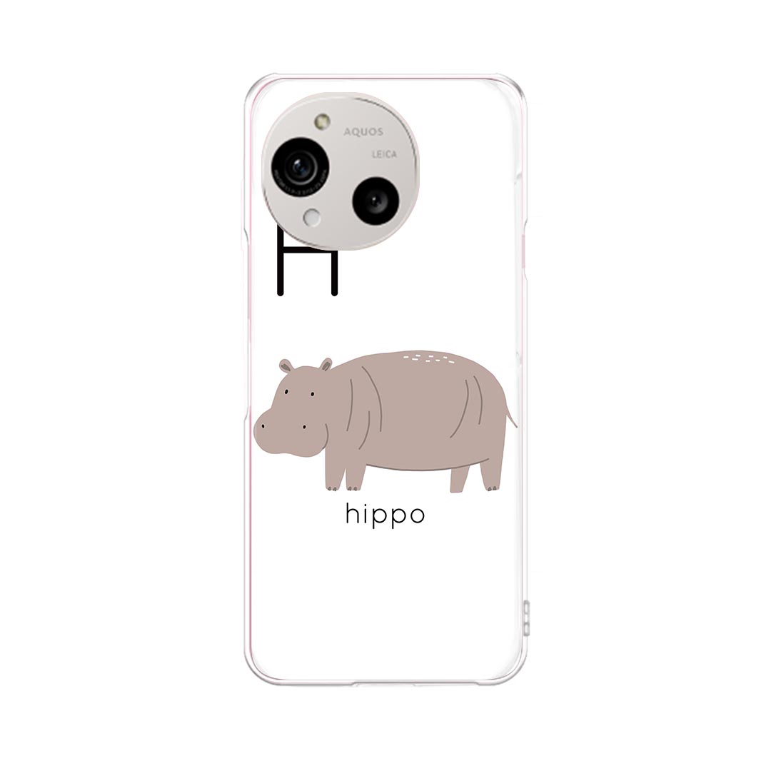 AQUOS R10 用 スマホケース SH-51F / A501SH / SH-M31 共通対応 sh51f ケース カバー ハードケース 019940 H hippo カバ