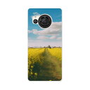 AQUOS R8 用ハード ケース SH-52D 対応 ケース カバー sh52d ハードケース 033644 菜の花畑