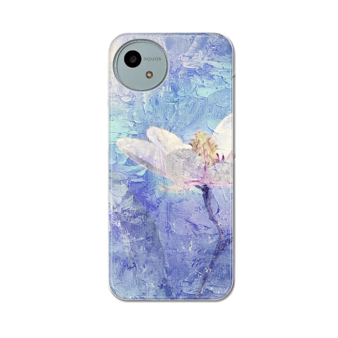 樂天商城 - AQUOS wish4 用 ハードケース SH-52E / A402SH 共通対応 ハード ケース sh52e 対応 ケース カバー 023321 花　フラワー　絵画