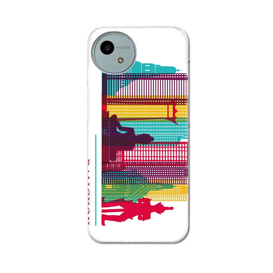 AQUOS wish4 用 ハードケース SH-52E / A402SH 共通対応 ハード ケース sh52e 対応 ケース カバー 031768 バンコク 仏像 タイ