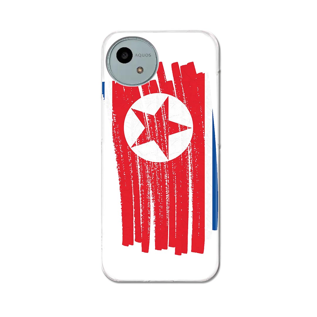 AQUOS wish4 用 ハードケース SH-52E / A402SH 共通対応 ハード ケース sh52e 対応 ケース カバー 018525 north-korea 北朝鮮