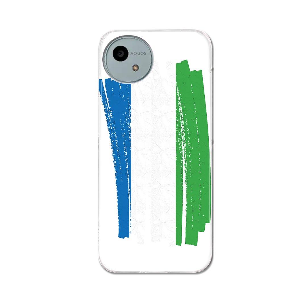 AQUOS wish4 用 ハードケース SH-52E / A402SH 共通対応 ハード ケース sh52e 対応 ケース カバー 018557 sierra-leone シエラレオネ