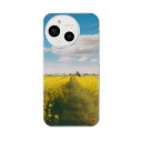 AQUOS sense9 用 スマホケース SH-53E / SHG14 / SH-M29 共通対応 sh53e ケース カバー ハードケース 033644 菜の花畑
