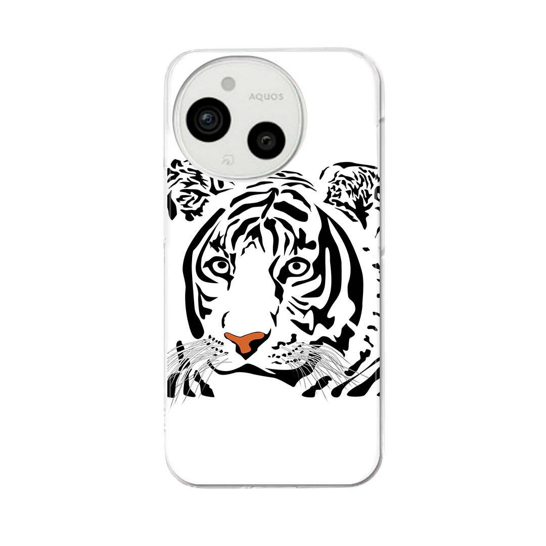乐天商城 - AQUOS sense9 用 スマホケース SH-53E / SHG14 / SH-M29 共通対応 sh53e ケース カバー ハードケース 011548 動物　アニマル　虎