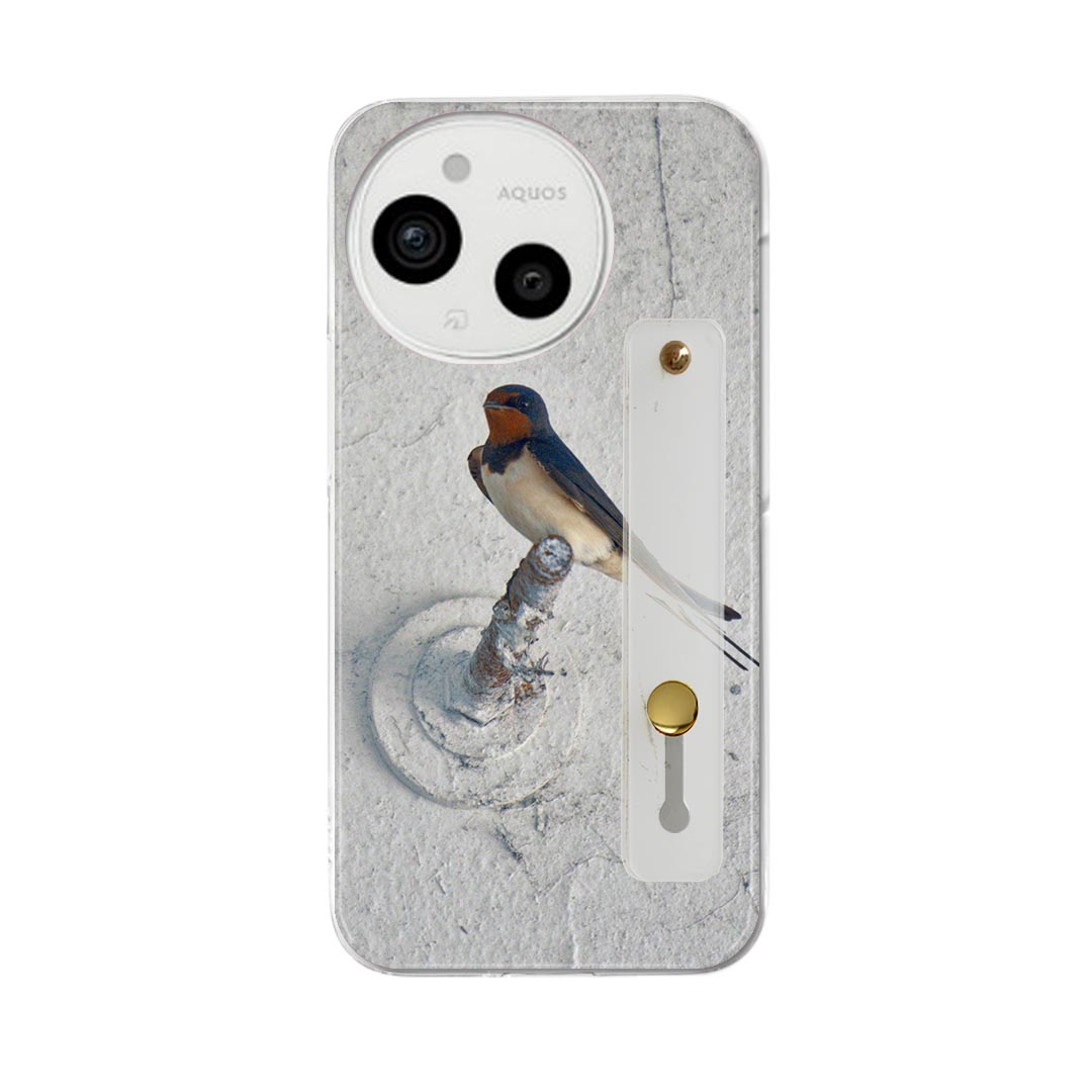 乐天商城 - AQUOS Sense9 / sense10 ケース SH-53E SHG14 SH-M29 / SH-53F SH-M33 対応ケース 各種共通対応 ハードケース スマホ ベルト付 スマホバンド 落下防止 シリコン スタンド機能付 片手持ち カバー 携帯リング フィンガーリング 角度調整 022985 ツバメ写真鳥
