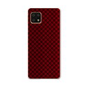 AQUOS sense6 SH-54B SHG05 用 ハードケース 000406 アーガイル チェック ダスマスク