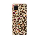 AQUOS sense6 SH-54B SHG05 用 ハードケース 004891 ヒョウ柄 カラフル 模様(2)