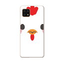 AQUOS sense6 SH-54B SHG05 用 ハードケース 005570 動物 イラスト にわとり(2)