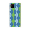 AQUOS sense6 SH-54B SHG05 用 ハードケース 007110 アーガイル 模様