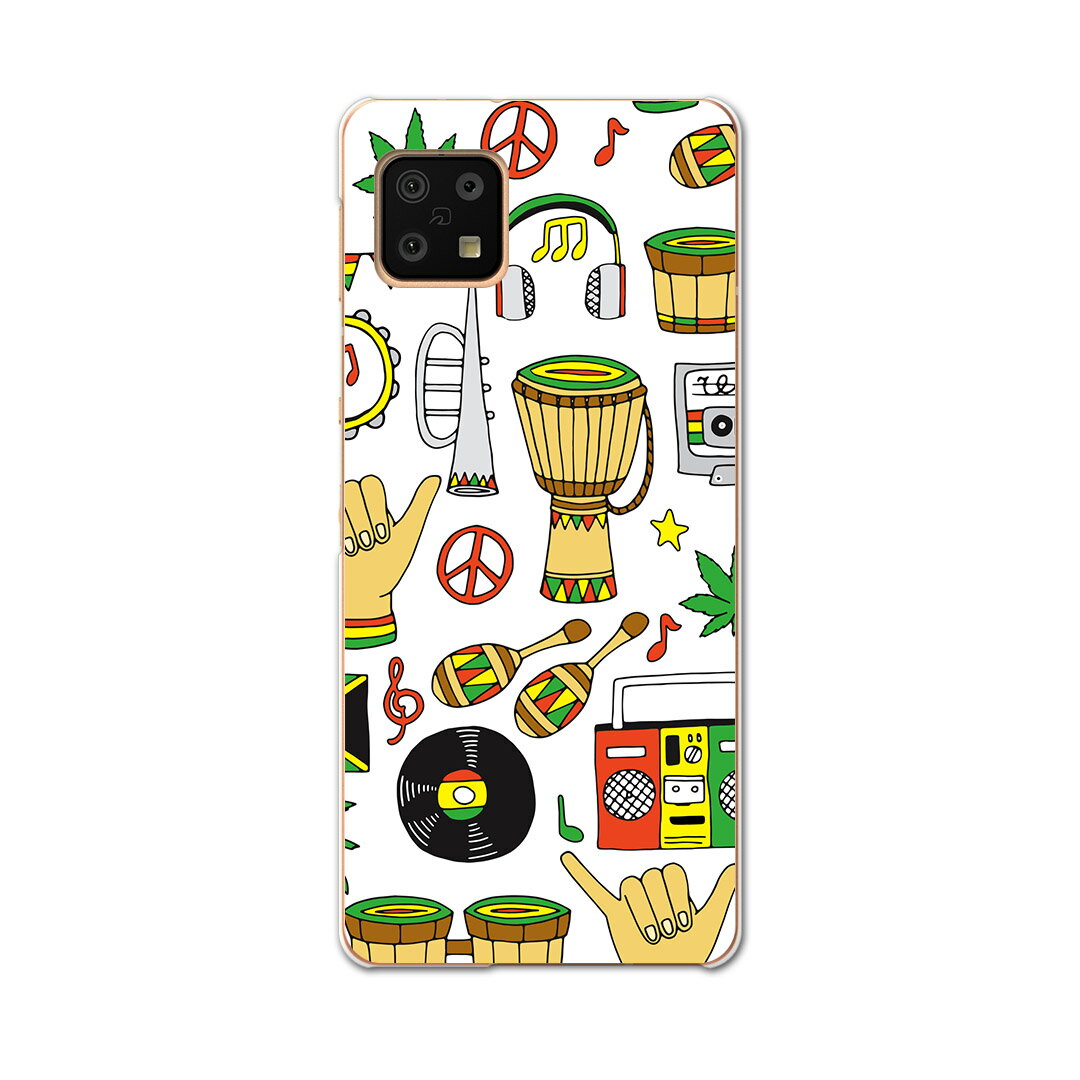 AQUOS sense6 SH-54B SHG05 用 ハードケース 010915 レゲエ　音楽　ミュージック
