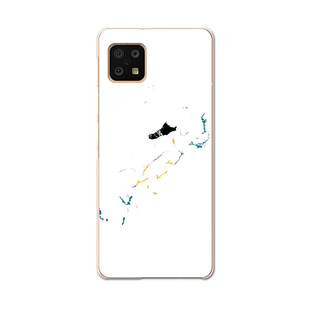 AQUOS sense6 SH-54B SHG05 専用 ケース カバー スマホカバー カバー ケース pc ハードケース 018768 国旗 bahamas バハマ