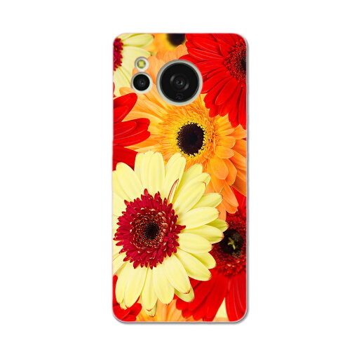 AQUOS sense8 用 ハード ケース SH-54D / SHG11 各キャリア 共通対応 ケース カバー sh54d ハードケース 000990 花 ガーベラ AQUOS sense8 用 ハード ケース SH-54D / SHG11 各キャリア 共通対応 ケース カバー sh54d ハードケース 000990 花 ガーベラ