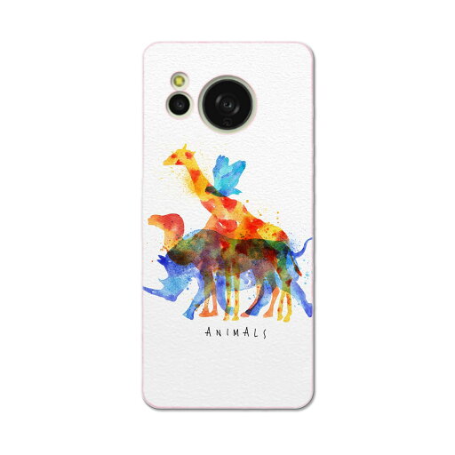 AQUOS sense8 用 ハード ケース SH-54D / SHG11 各キャリア 共通対応 ケース カバー sh54d ハードケース 011663 動物 アニマル 水彩 AQUOS sense8 用 ハード ケース SH-54D / SHG11 各キャリア 共通対応 ケース カバー sh54d ハードケース 011663 動物 アニマル 水彩