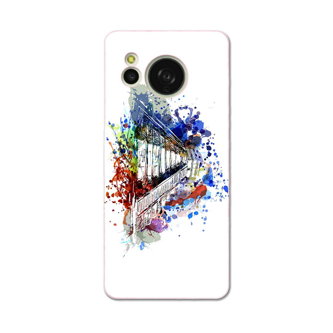 AQUOS sense8 用 ハード ケース SH-54D / SHG11 各キャリア 共通対応 ケース カバー sh54d ハードケース 016159 ペイント カラフル