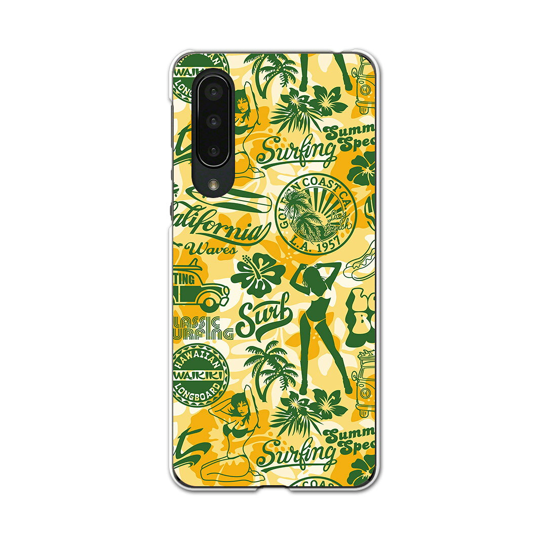 樂天商城 - AQUOS zero5G basic 専用ハードケース AQUOS zero5G DX SHG02 用 スマホカバー カバー ケース pc ハードケース 003153 その他 ユニーク クール サーフィン　海　イラスト