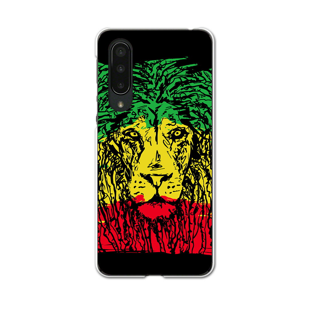 AQUOS zero5G basic 専用ハードケース AQUOS zero5G DX SHG02 用 スマホカバー カバー ケース pc ハードケース 011947 レゲエ　ライオン　ラスタカラー