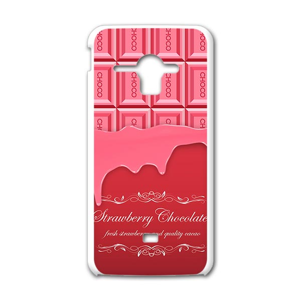 SHL22 AQUOS PHONE SERIE アクオスフォン セリエ au エーユー スマホ カバー スマホケース ハード pc ケース ハードケース チョコレート　ピンク ユニーク 002446