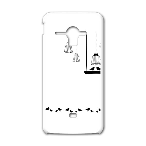 乐天商城 - SHL22 AQUOS PHONE SERIE アクオスフォン セリエ au エーユー スマホ カバー ケース スマホケース スマホカバー TPU ソフトケース 鳥　シンプル　白　黒 009620
