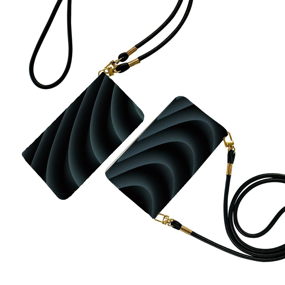 商品特徴・ショルダー付き手帳型スマホケース・シームレスな全面デザイン（内側は落ち着いたオフホワイト）・外側は高品質の人工革を使用・内側にはスマホを装着するケースが付属・機種専用のカメラホール仕様でケースを装着したままの撮影が可能・ワンセグや...