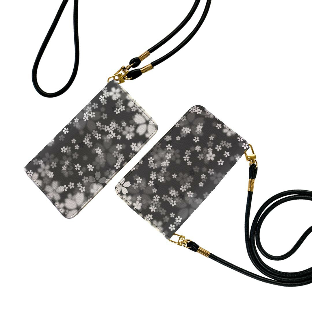 商品特徴・ショルダー付き手帳型スマホケース・シームレスな全面デザイン（内側は落ち着いたオフホワイト）・外側は高品質の人工革を使用・内側にはスマホを装着するケースが付属・機種専用のカメラホール仕様でケースを装着したままの撮影が可能・ワンセグや...