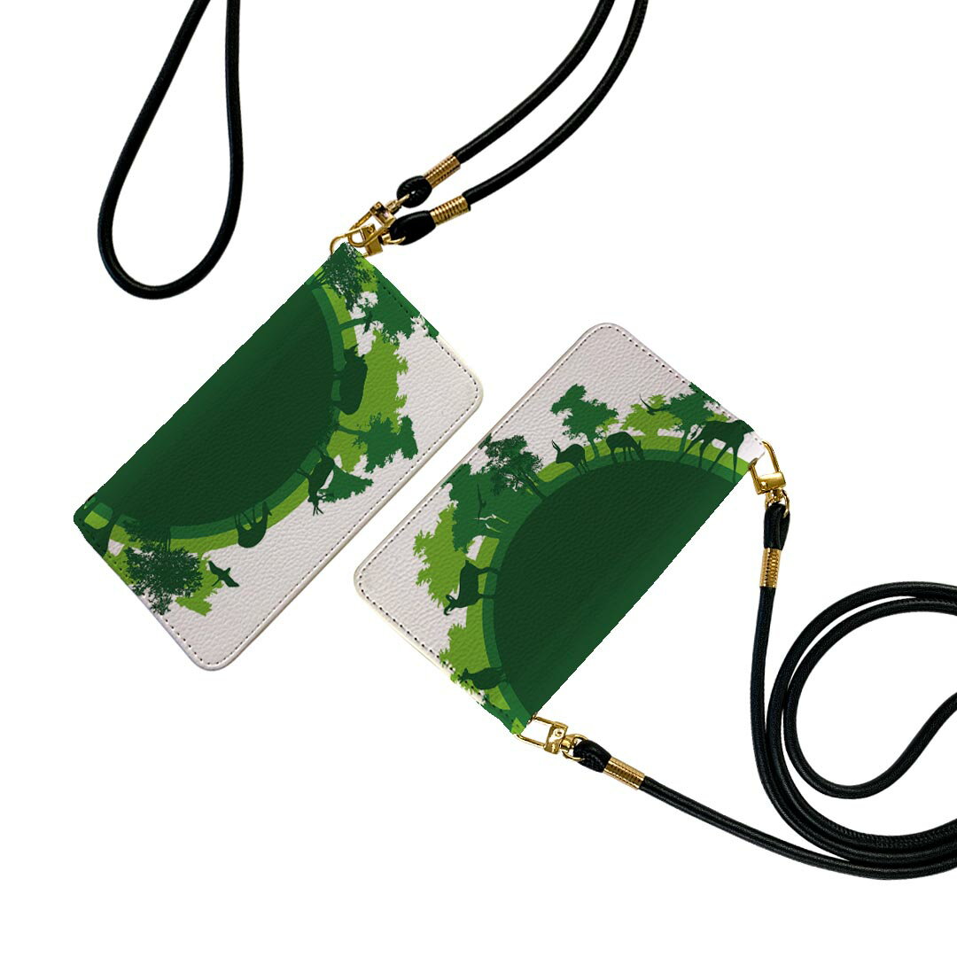 商品特徴・ショルダー付き手帳型スマホケース・シームレスな全面デザイン（内側は落ち着いたオフホワイト）・外側は高品質の人工革を使用・内側にはスマホを装着するケースが付属・機種専用のカメラホール仕様でケースを装着したままの撮影が可能・ワンセグや...