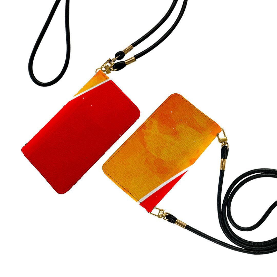 商品特徴・ショルダー付き手帳型スマホケース・シームレスな全面デザイン（内側は落ち着いたオフホワイト）・外側は高品質の人工革を使用・内側にはスマホを装着するケースが付属・機種専用のカメラホール仕様でケースを装着したままの撮影が可能・ワンセグや...