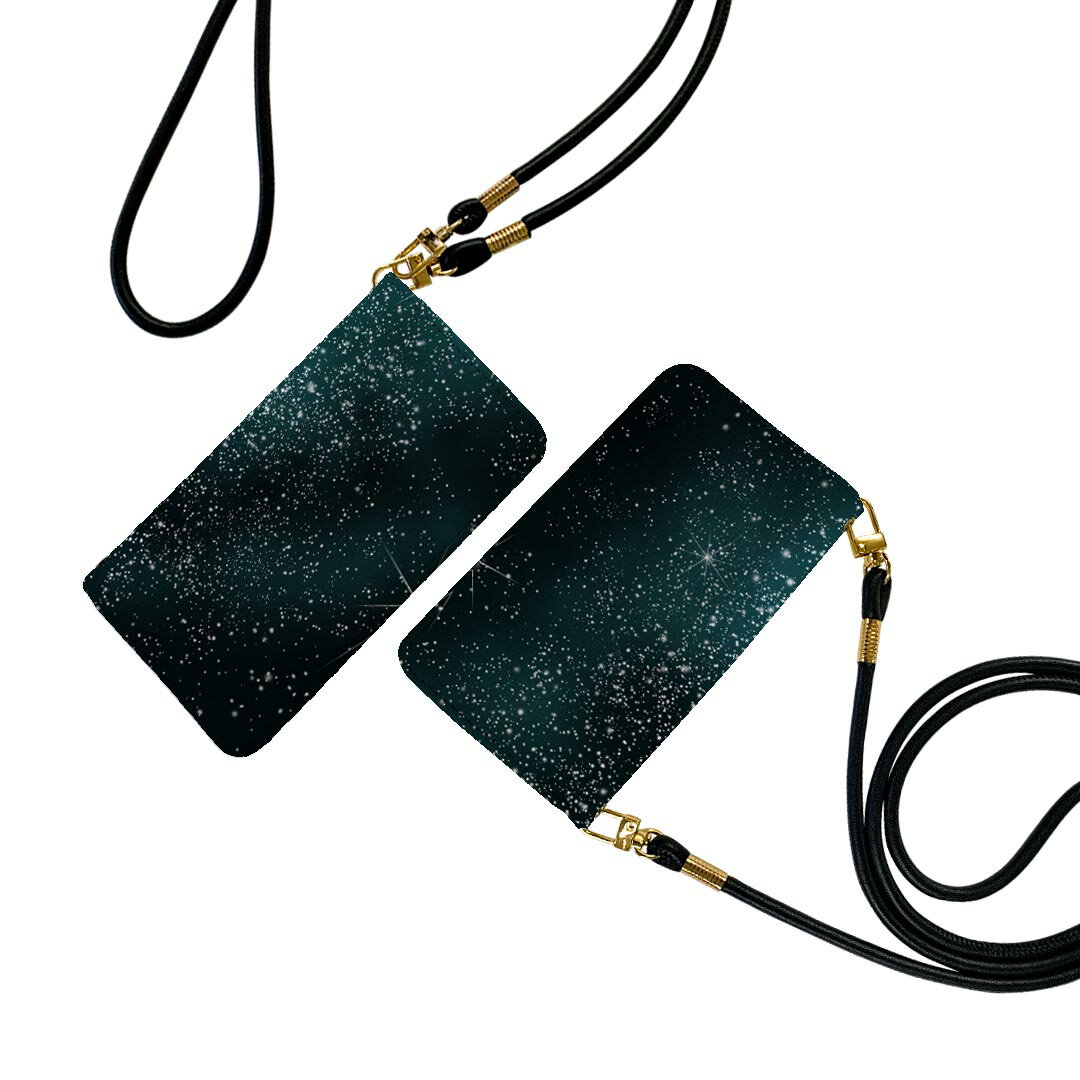 iPhoneSE ケース 第2世代 / 第3世代 iPhone 7 / iPhone 8 共通対応 アイフォーン iphone se ストラップ付き ケース ショルダー スマホ 落下防止 手帳型 マグネット式 ピタッと閉まる スマホカバー 肩掛け 斜めかけ 001524 宇宙　星(2.0)