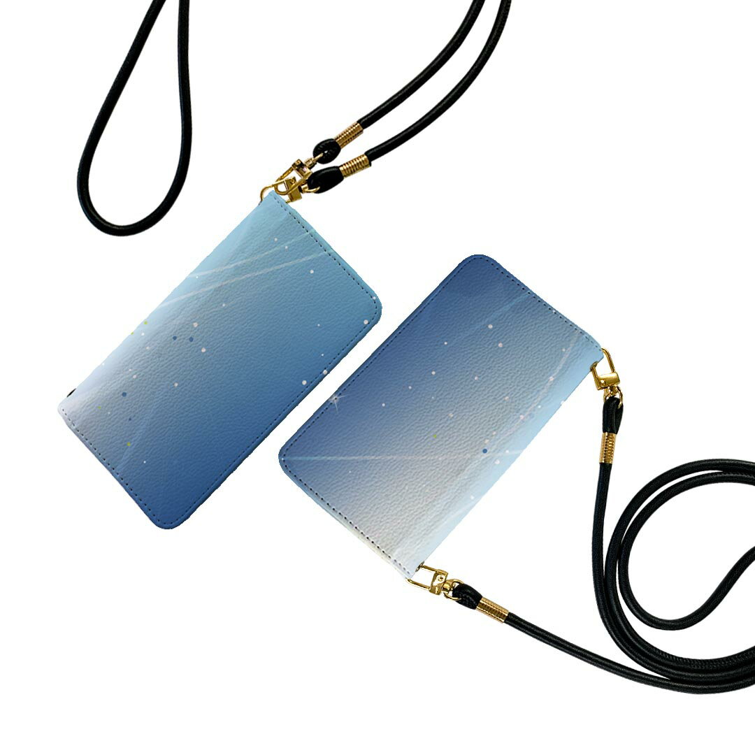 商品特徴・ショルダー付き手帳型スマホケース・シームレスな全面デザイン（内側は落ち着いたオフホワイト）・外側は高品質の人工革を使用・内側にはスマホを装着するケースが付属・機種専用のカメラホール仕様でケースを装着したままの撮影が可能・ワンセグや動画の視聴に便利な横置きスタンド機能・ICカードなどを2枚まで収納できるカードスロット付き・マグネットフリップで開け閉めカンタン注意事項商品画像はサンプルイメージですので、ご覧の環境によっては多少色味に違いを感じる場合がございます。イメージと違った、モニターと色味が異なるという理由での交換や返金はご対応出来かねます。 ショルダーとカバーのみの販売で本体は付属しません。ワイヤレス充電対応機種についてはお使いの機器や環境により反応しない場合があります。その場合お手数ですがケースから外してお使い下さい。卓上ホルダ及びワイヤレスでの充電は保障の対象外となります。こちらは無地のレザーにデザインをプリントした商品で、デコなどの加工はございません。凹凸や光沢があるように見えたり布地や金属を素材にしたように見える商品もありますが、デザインの図版によるものです。撮影時にカバーが映り込む恐れがあるため、カメラ用の穴は若干大きめに開けています。カメラ穴の位置にわずかなズレが生じる場合がございます。また印刷時に微妙な画像のズレが生じる場合がございます。ご注文後に1点1点制作する受注生産品のため、不良品以外のご返品や交換は固くお断り致します。機種の選択間違いも保証対象外となりますため、ご注文の際は必ず機種をご確認下さい。発送について完全受注生産のハンドメイド商品となりますので、既製品と比べて発送までお時間を頂いています。 基本的に決済確認後、通常で3営業日程度、最大で10営業日程度での発送となります。繁忙期や休業日明けの場合はさらに時間がかかる場合があります。 その際には別途メールにてご連絡致します。メール便の場合、発送日から到着までに2?4日ほどかかる場合が多く、紛失などの保障もご対応できかねます。あらかじめご了承下さい。