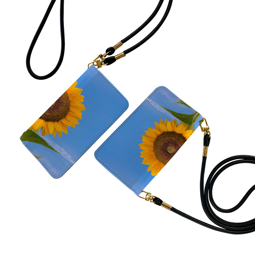 AQUOS R8 Pro 用 手帳型 ケース カバー SH-51D / A301SH 各キャリア 共通対応 ケース ストラップ付き ケース ショルダー スマホ 落下防止 手帳型 sh51d マグネット式 ピタッと閉まる スマホカバー 肩掛け 斜めかけ 023365 花　フラワー　ひまわり　写真(2.0)